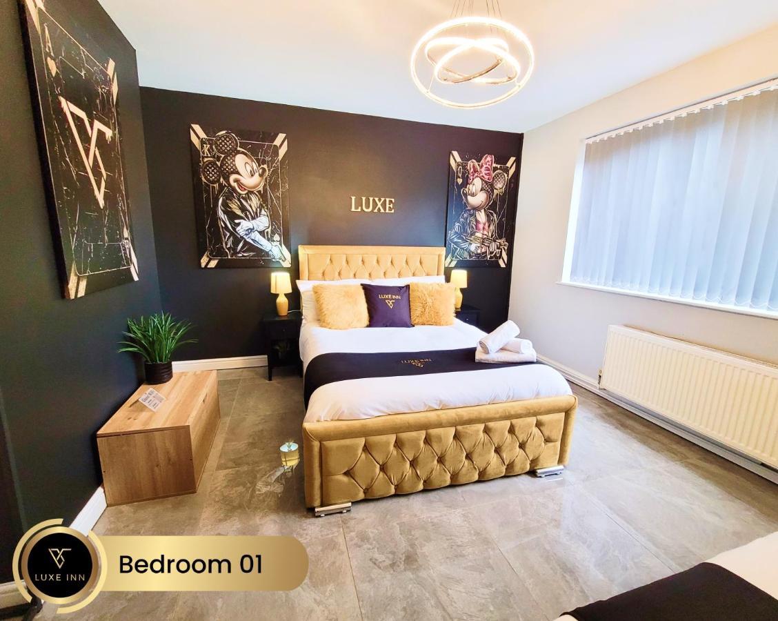 Nr Birmingham City Centre, 5 Bed, Luxe Inn ภายนอก รูปภาพ